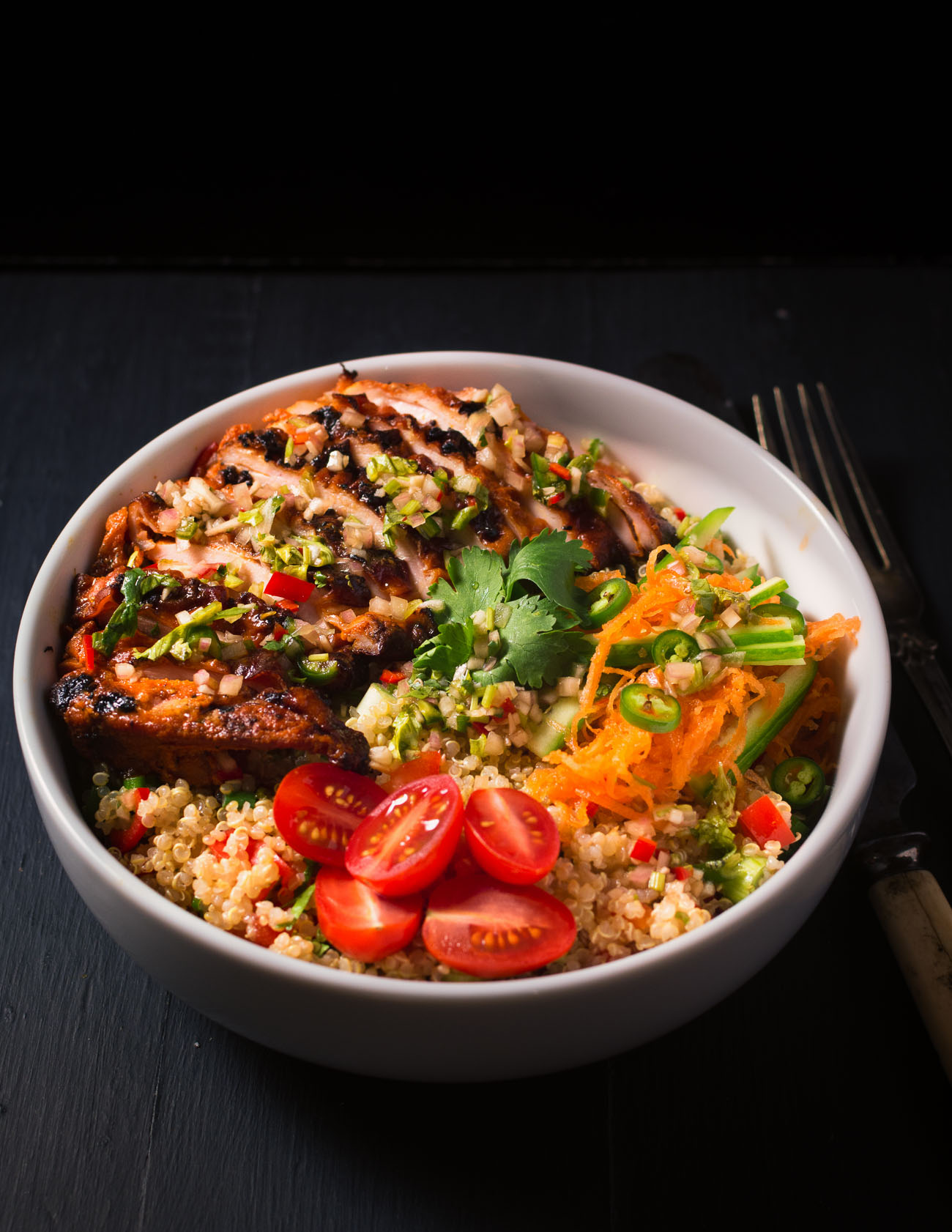 Grilled Chicken Buddha Bowl